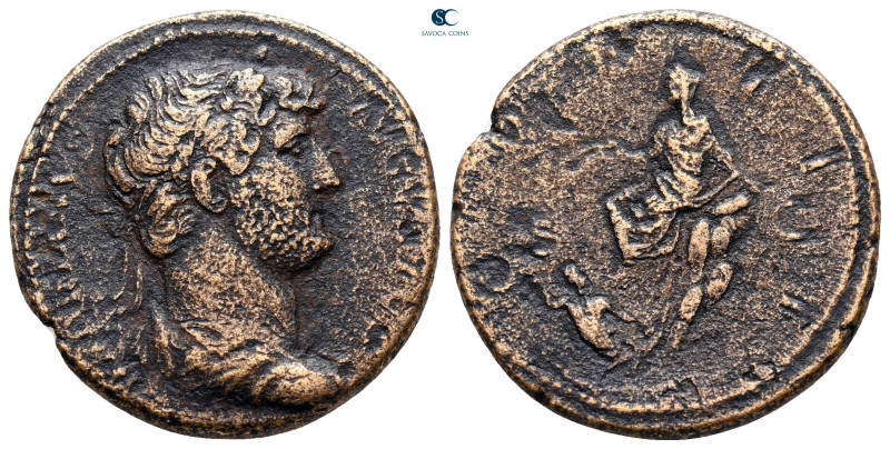 Hadrian AD 117-138. Rome
As Æ

23 mm, 6,85 g



nearly very fine
