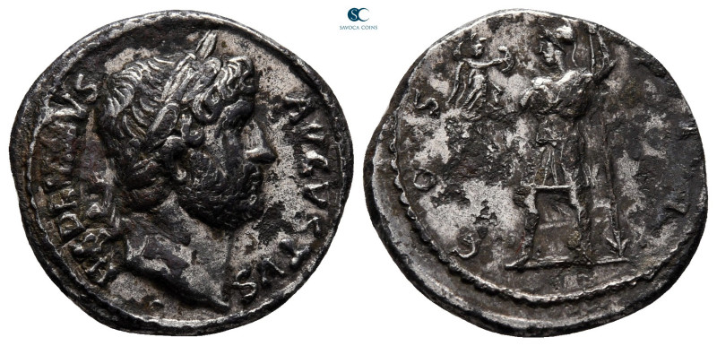 Hadrian AD 117-138. Rome
Fourreé Denarius Æ

18 mm, 2,70 g



very fine