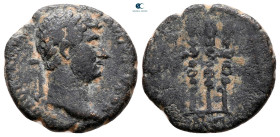 Hadrian AD 117-138. Struck in Rome for circulation in Seleucis and Pieria. Semis Æ