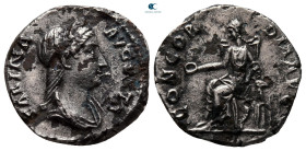 Sabina. Augusta AD 128-137. Rome. Fourreé Denarius Æ