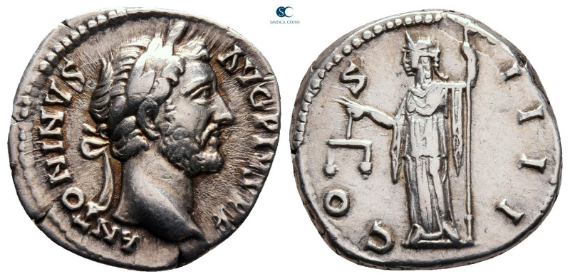 Antoninus Pius AD 138-161. Rome
Denarius AR

19 mm, 3,06 g



nearly extr...