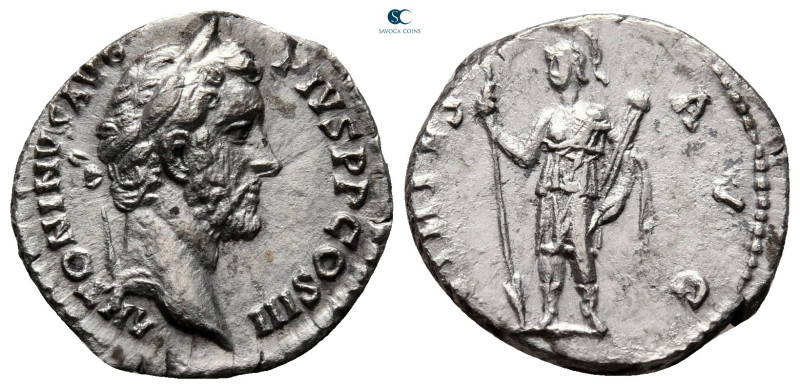 Antoninus Pius AD 138-161. Rome
Denarius AR

18 mm, 2,80 g



very fine