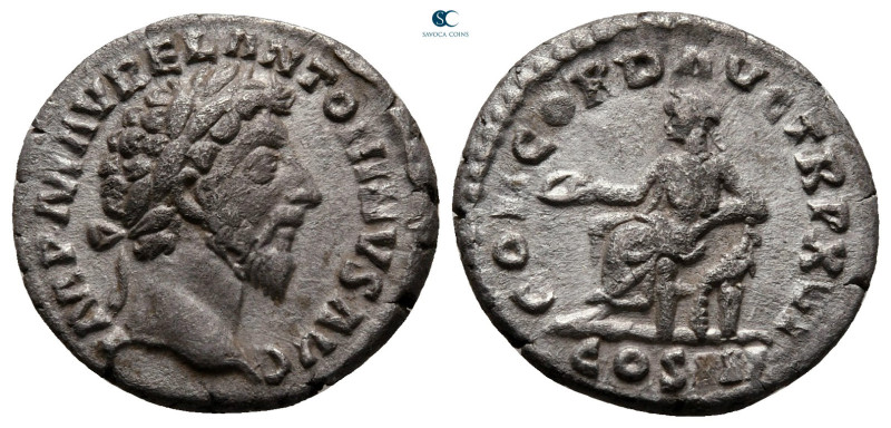 Marcus Aurelius AD 161-180. Rome
Denarius AR

18 mm, 2,86 g



very fine