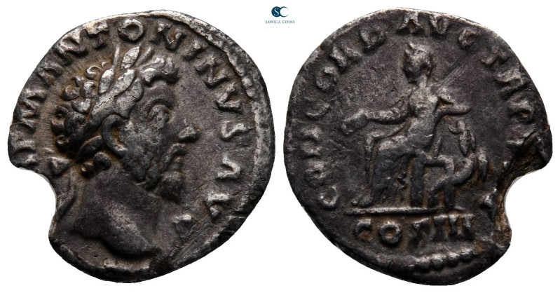 Marcus Aurelius AD 161-180. Rome
Denarius AR

18 mm, 2,38 g



very fine