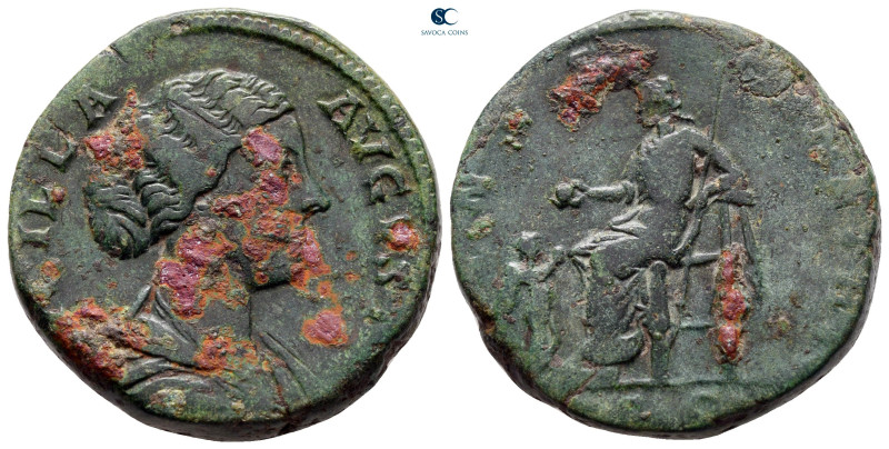 Lucilla AD 164-182. Rome
Sestertius Æ

28 mm, 21,48 g



very fine
