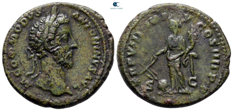 Commodus AD 180-192. Rome
As Æ

28 mm, 10,00 g



very fine
