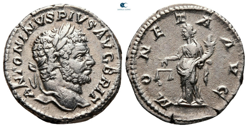 Caracalla AD 198-217. Rome
Denarius AR

19 mm, 3,40 g



nearly extremely...