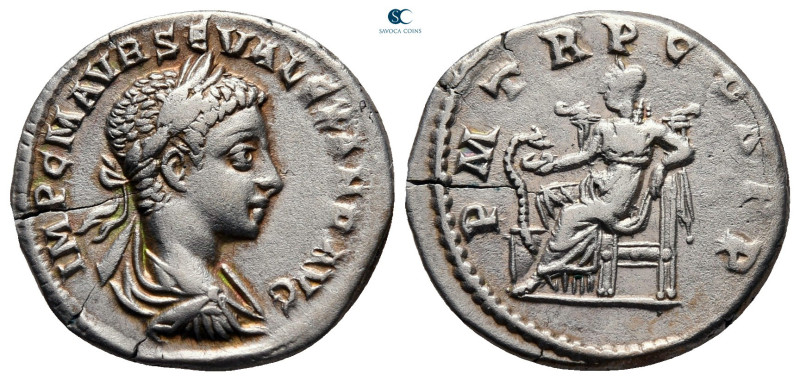 Severus Alexander AD 222-235. Rome
Denarius AR

19 mm, 3,13 g



good ver...