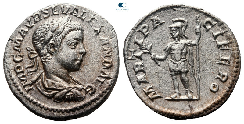 Severus Alexander AD 222-235. Rome
Denarius AR

19 mm, 2,64 g



good ver...