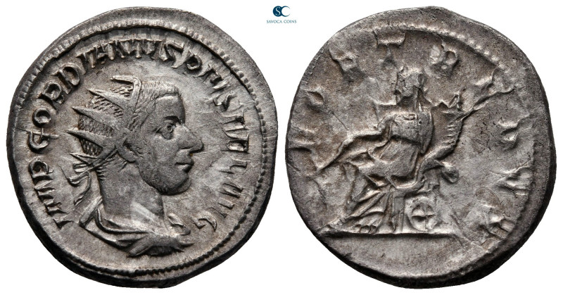Gordian III AD 238-244. Rome
Antoninianus AR

22 mm, 4,90 g



very fine
