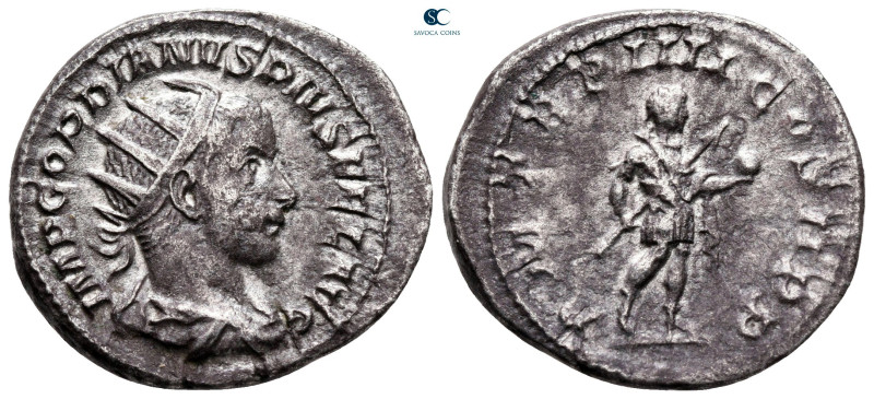 Gordian III AD 238-244. Rome
Antoninianus AR

24 mm, 4,45 g



very fine