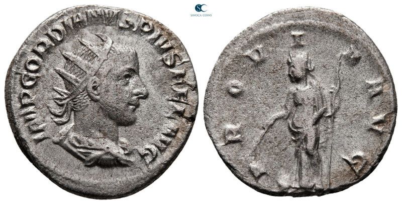 Gordian III AD 238-244. Rome
Antoninianus AR

21 mm, 3,98 g



very fine