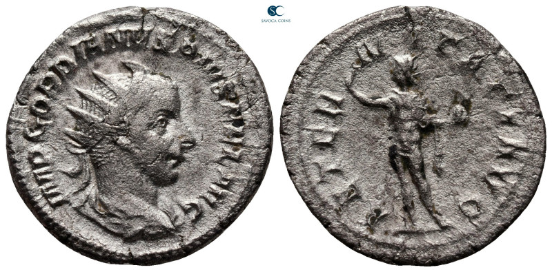 Gordian III AD 238-244. Rome
Antoninianus AR

23 mm, 3,91 g



very fine