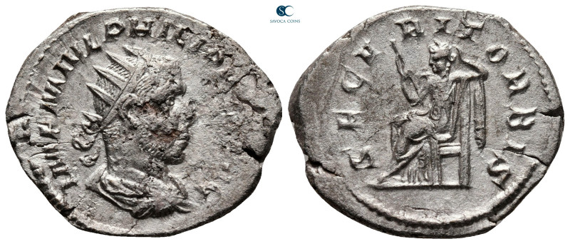 Philip I Arab AD 244-249. Rome
Antoninianus AR

25 mm, 4,17 g



very fin...