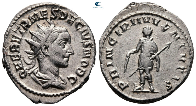 Herennius Etruscus, as Caesar AD 249-251. Rome
Antoninianus AR

23 mm, 4,40 g...