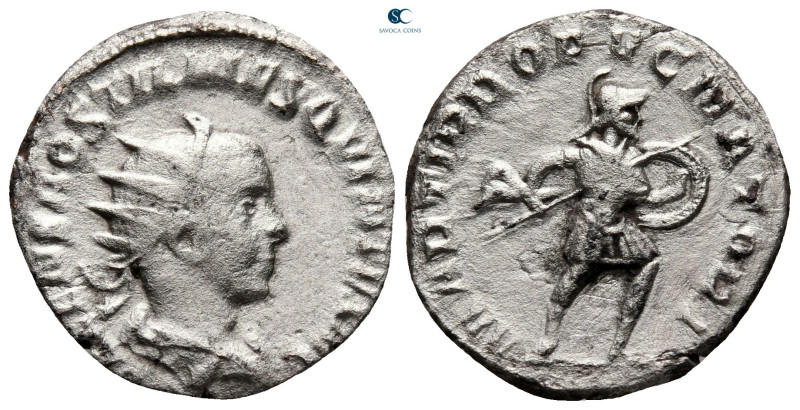 Hostilian AD 251-251. Rome
Antoninianus AR

20 mm, 2,76 g



very fine
