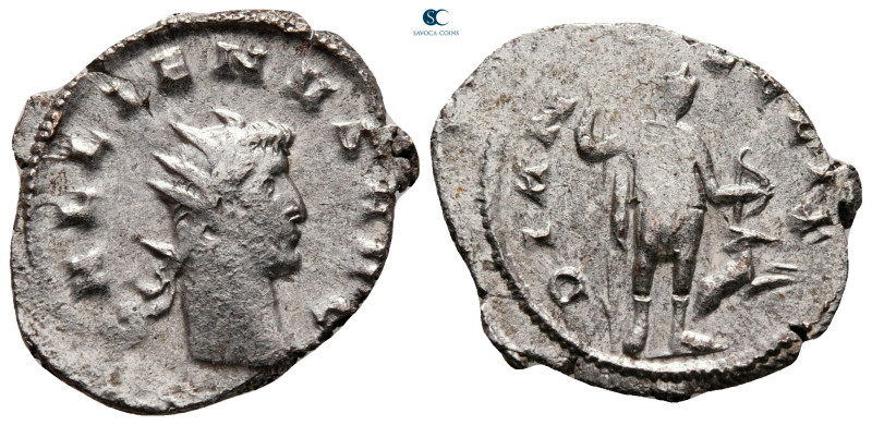 Gallienus AD 253-268. Mediolanum
Billon Antoninianus

23 mm, 2,86 g



ve...