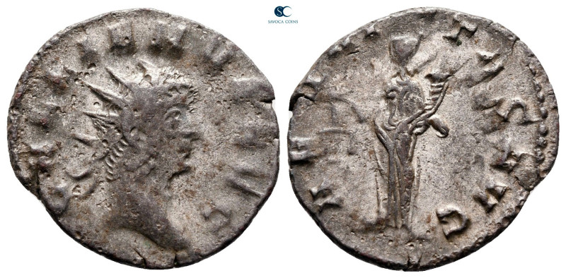 Gallienus AD 253-268. Rome
Billon Antoninianus

20 mm, 2,35 g



very fin...