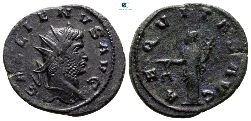 Gallienus AD 253-268. Rome
Antoninianus Æ

23 mm, 3,45 g



very fine