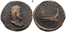 Postumus, Usurper in Gaul AD 260-269. Treveri. Double Sestertius Æ