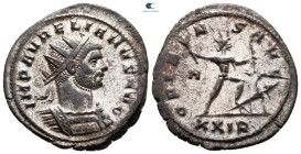 Aurelian AD 270-275. Rome. Antoninianus Æ silvered