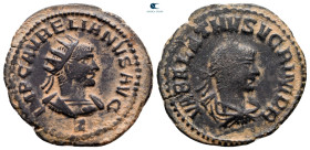 Aurelian and Vabalathus AD 270-275. Antioch. Antoninianus Æ