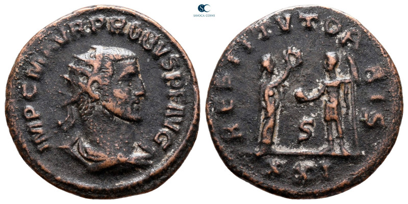 Probus AD 276-282. Siscia
Antoninianus Æ

21 mm, 2,96 g



nearly very fi...