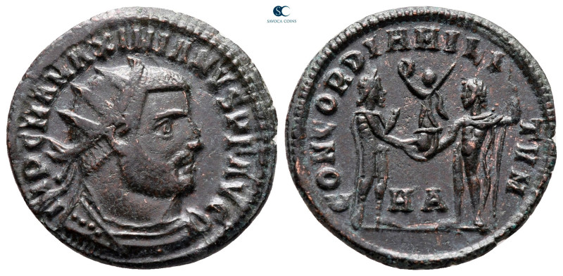 Maximianus Herculius AD 286-305. Heraclea
Antoninianus Æ

21 mm, 3,19 g


...