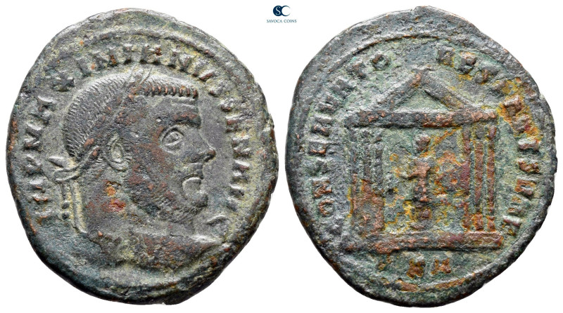 Maximianus Herculius AD 286-305. Rome
Follis Æ

27 mm, 5,98 g



very fin...