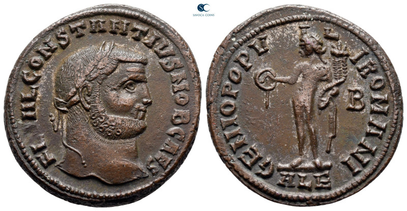 Constantius I Chlorus, as Caesar AD 293-305. Alexandria
Follis Æ

28 mm, 10,4...