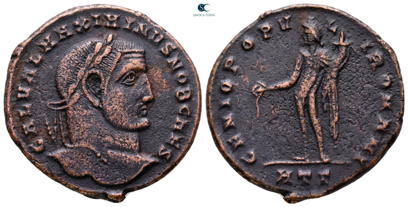 Maximinus II Daia, as Caesar AD 305-308. Heraclea
Follis Æ

27 mm, 10,08 g
...