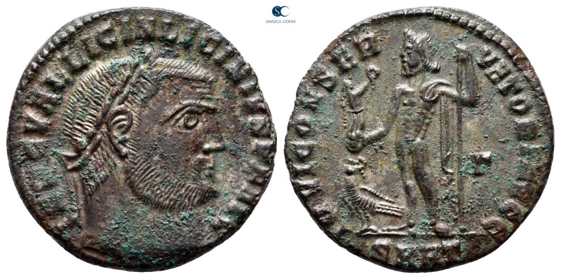 Licinius I AD 308-324. Heraclea
Follis Æ

20 mm, 3,89 g



very fine

...