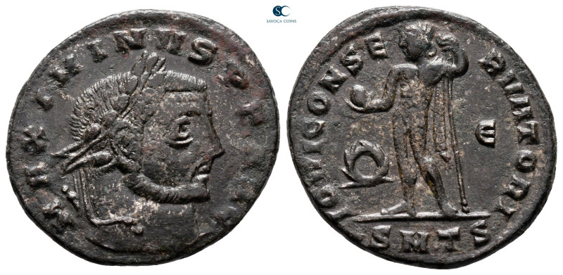 Maximinus II Daia AD 310-313. Thessaloniki
Follis Æ

23 mm, 4,33 g



ver...