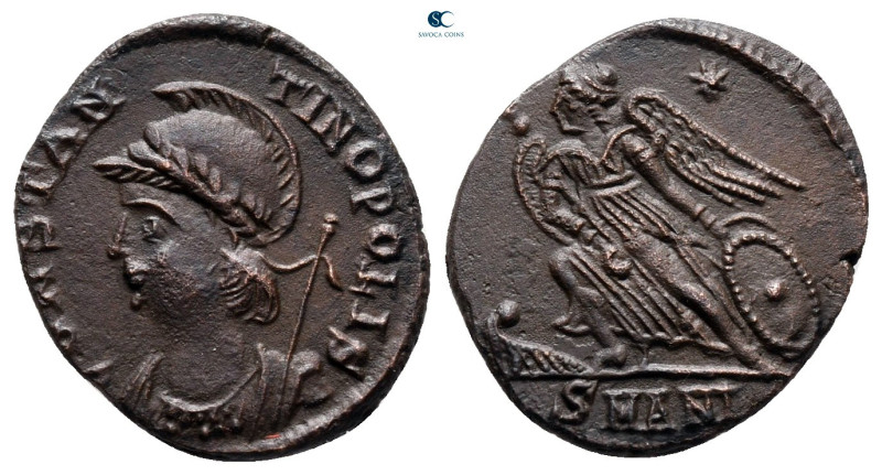 City Commemoratives AD 330-354. Antioch
Follis Æ

16 mm, 1,53 g



very f...