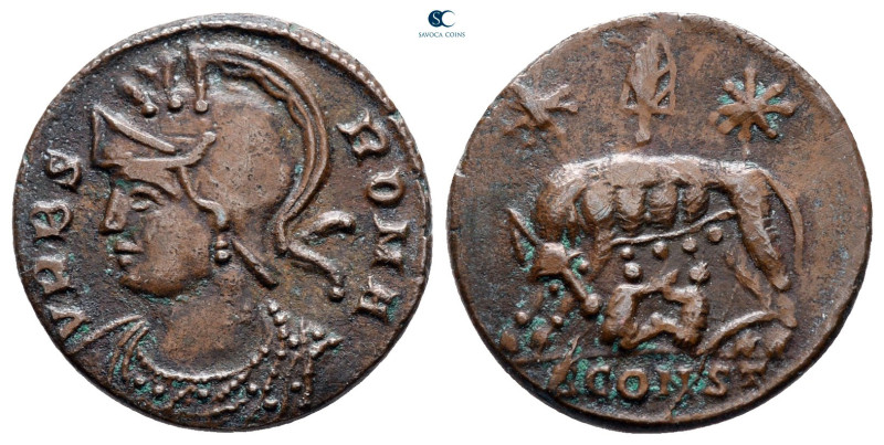 City Commemoratives AD 330-354. Constantinople
Follis Æ

18 mm, 2,67 g


...