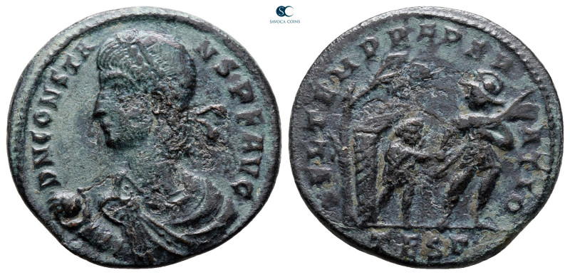 Constans AD 337-350. Thessaloniki
Follis Æ

21 mm, 3,61 g



very fine
...