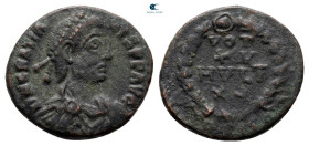 Gratian AD 375-383. Siscia. Follis Æ