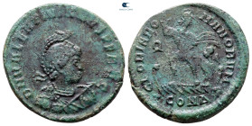 Valentinian II AD 375-392. Constantinople. Follis Æ