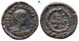Valentinian II AD 375-392. Siscia. Follis Æ