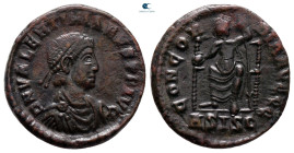 Valentinian II AD 375-392. Siscia. Follis Æ