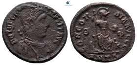 Theodosius I AD 379-395. Antioch. Follis Æ