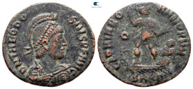 Theodosius I AD 379-395. Cyzicus. Follis Æ