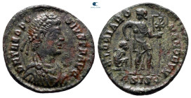 Theodosius I AD 379-395. Siscia. Follis Æ