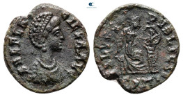Aelia Flacilla AD 383-386. Cyzicus. Follis Æ