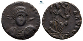 Arcadius AD 383-408. Antioch. Follis Æ
