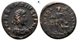 Arcadius AD 383-408. Cyzicus. Follis Æ