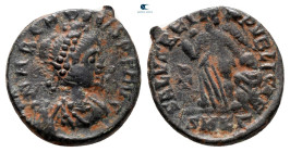 Arcadius AD 383-408. Cyzicus. Follis Æ