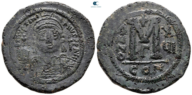 Justinian I AD 527-565. Byzantine
Follis Æ

37 mm, 20,16 g



very fine