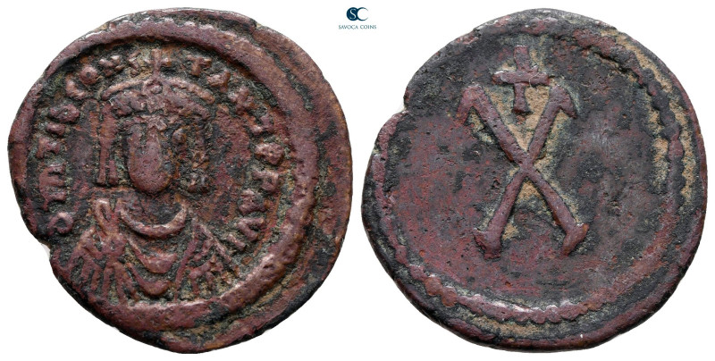 Tiberius II Constantine AD 578-582. Constantinople
Decanummium Æ

23 mm, 3,44...