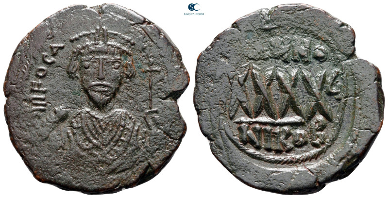 Phocas AD 602-610. Nikomedia
Follis or 40 Nummi Æ

31 mm, 10,61 g



very...